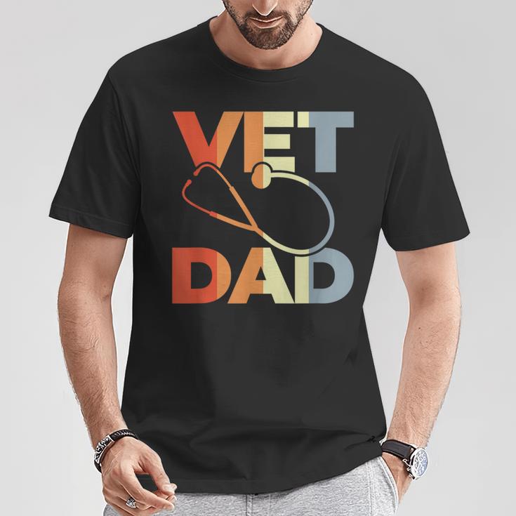 Veterinario Papà Medicoeterinario Maglietta Regalos divertidos