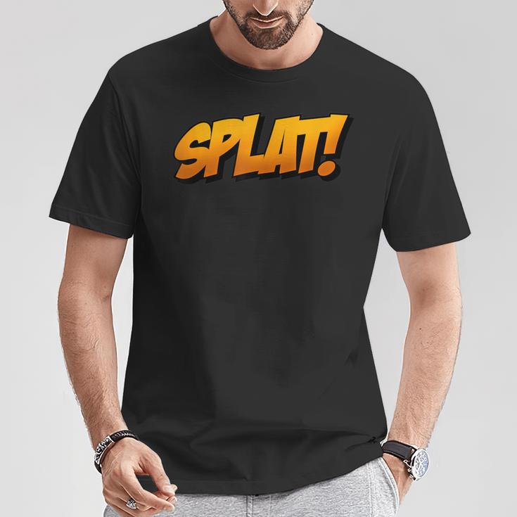 Vintage Comic Book Collector Reader Sound Effect Splat T-Shirt Unique Gifts