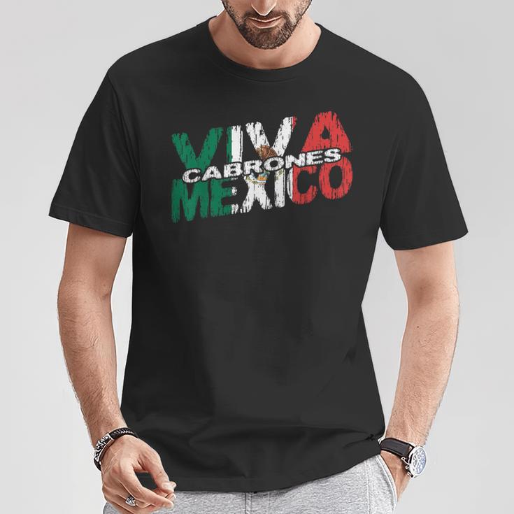 Viva Mexico Cabrones メキシコ独立 メキシカン国旗 Tシャツ 面白い贈り物