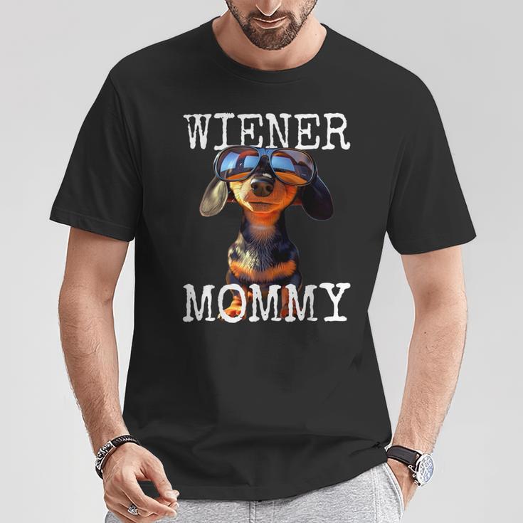 Wiener Mommyウィンナー・マミー ダックスフンド・ママ ダックスフンド・ママ 母の日 ダックスフンド Tシャツ 面白い贈り物