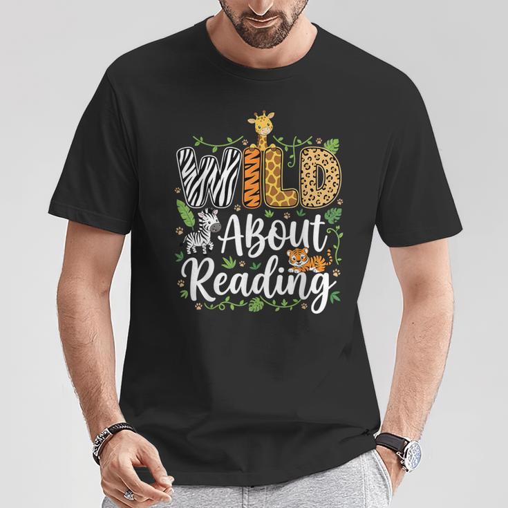 Wild About Reading Books Reader Lover Librarian Bookworm T-Shirt Unique Gifts Wild About Reading Books Reader Lover Librarian Bookworm T-Shirt Unique Gifts