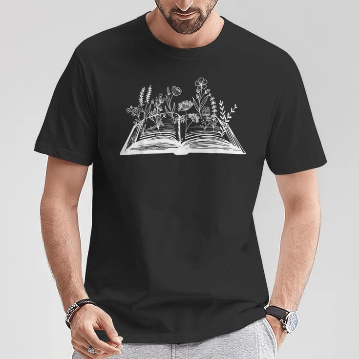 Wildflowers Book Day Flower Books Lover Reader Bookworm Cool T-Shirt Unique Gifts Wildflowers Book Day Flower Books Lover Reader Bookworm Cool T-Shirt Unique Gifts