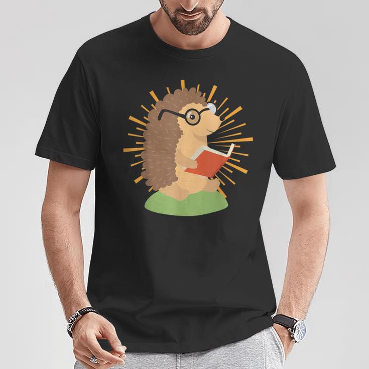 Wildlife Forest Animal Book Reading Bookworm Hedgehog T-Shirt Unique Gifts Wildlife Forest Animal Book Reading Bookworm Hedgehog T-Shirt Unique Gifts