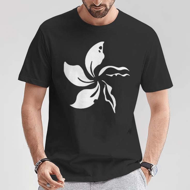Wilted Bauhinia Flag 2019 香港抗議 Tシャツ 面白い贈り物