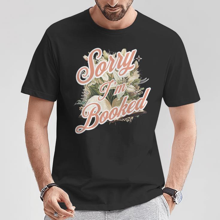 Women's I'm Booked Floral Book Lovers Readers T-Shirt Unique Gifts Women's I'm Booked Floral Book Lovers Readers T-Shirt Unique Gifts