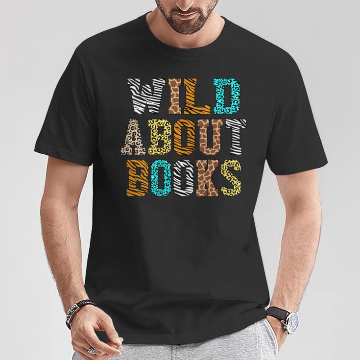 Women's Wild About Books Reading Animal Book Lover Teacher T-Shirt Unique Gifts Women's Wild About Books Reading Animal Book Lover Teacher T-Shirt Unique Gifts