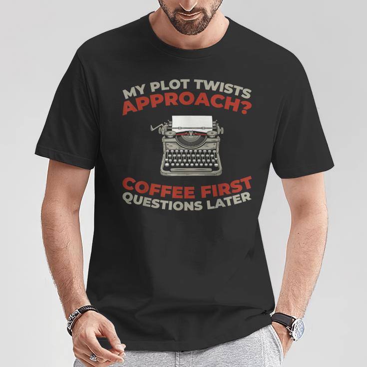 Writer Novelist Book Poetry Author T-Shirt Unique Gifts