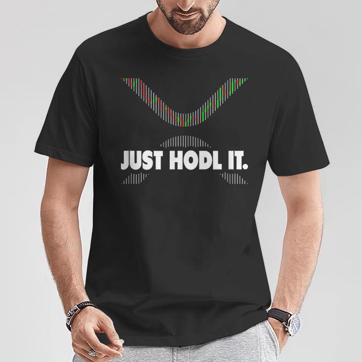 Xrp商品暗号通貨ギフトブロックチェーン暗号 Tシャツ 面白い贈り物