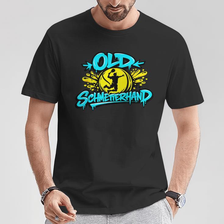 「ファニー・オールド・シュメッターハンド」パデルテニス Tシャツ 面白い贈り物