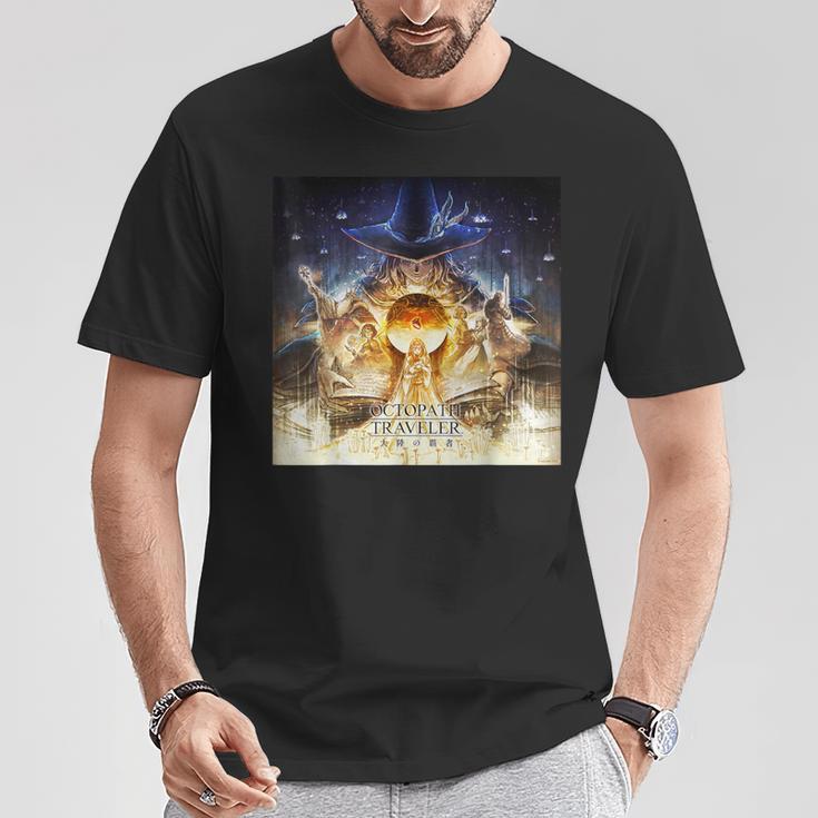 『オクトパストラベラー 大陸の覇者』-”選ばれざる者”編 Tシャツ 面白い贈り物