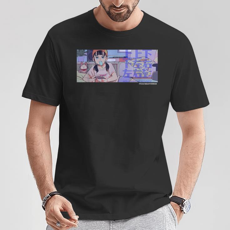 【Project Zircon×Fcグラディウス40th】コナミマニアのナミちゃん イラストby服部昇大② Tシャツ 面白い贈り物