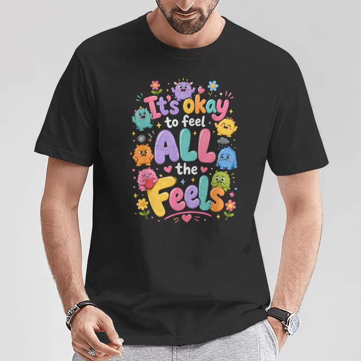 すべてが愛らしい感情的な認識を感じても大丈夫です Tシャツ 面白い贈り物