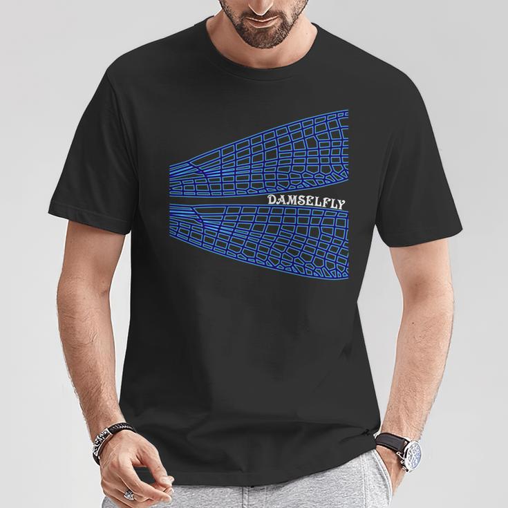 とんぼ トンボ イトトンボ 長袖tシャツ Tシャツ 面白い贈り物