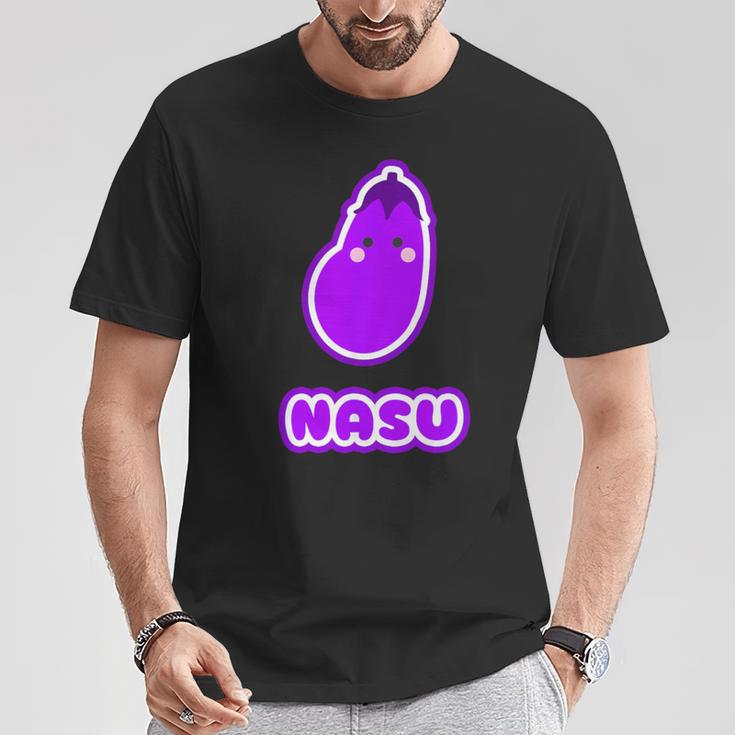 なす 茄子『Oyasai お野菜』ゆる かわいい キャラクター 面白い Tシャツ 面白い贈り物