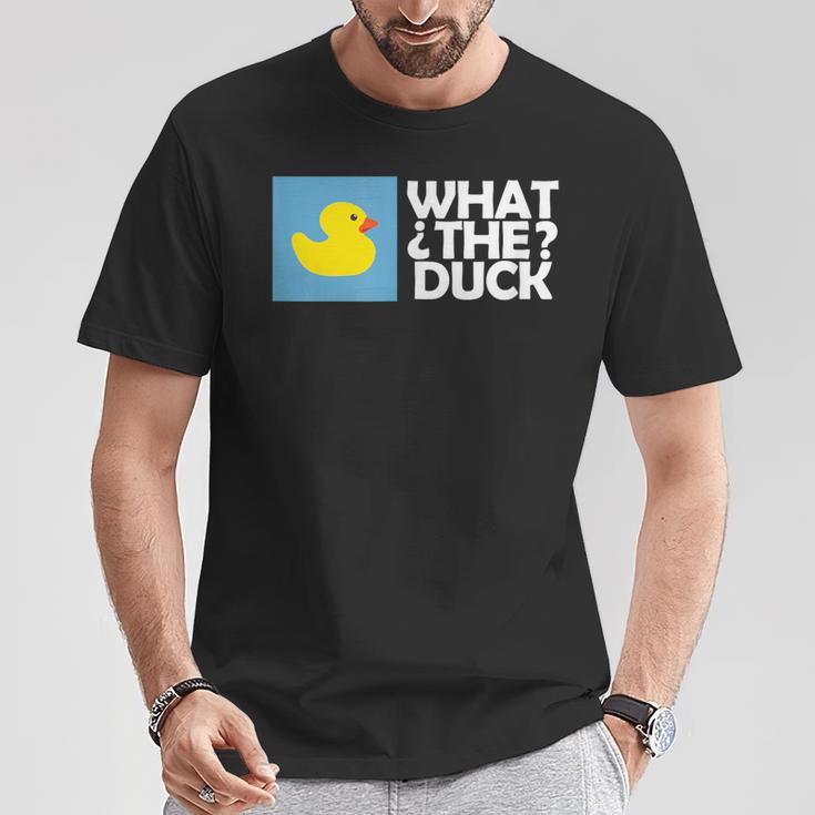 なんてアヒル なんてアヒルの面白いtシャツ Tシャツ 面白い贈り物