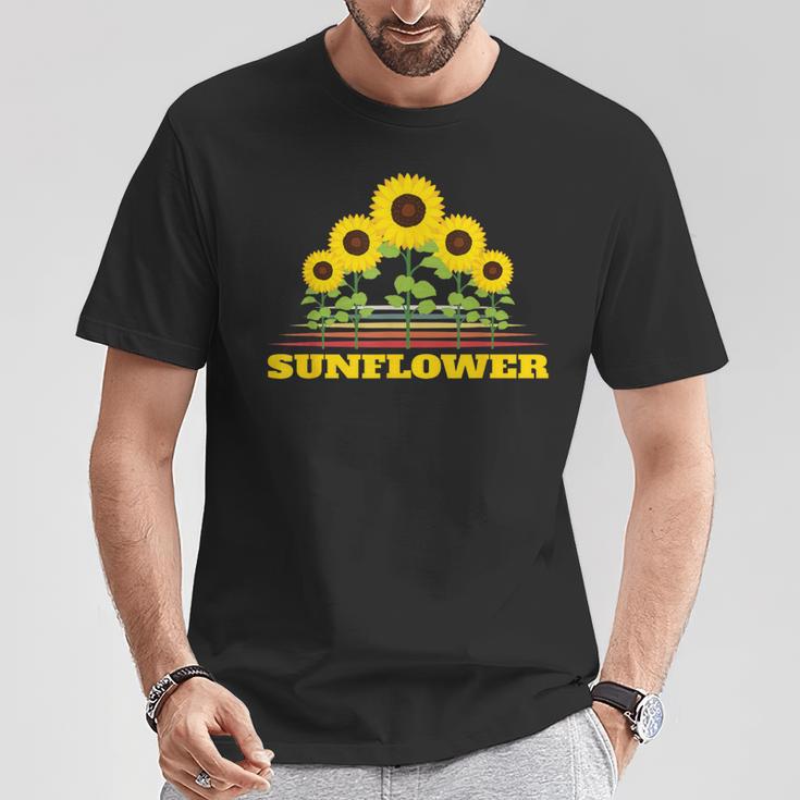 ひまわり ひまわり ひまわり Tシャツ 面白い贈り物