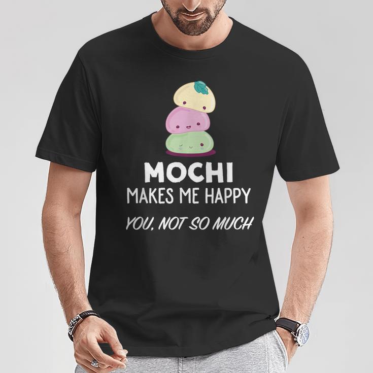 もちは私を幸せにする Tシャツ 面白い贈り物