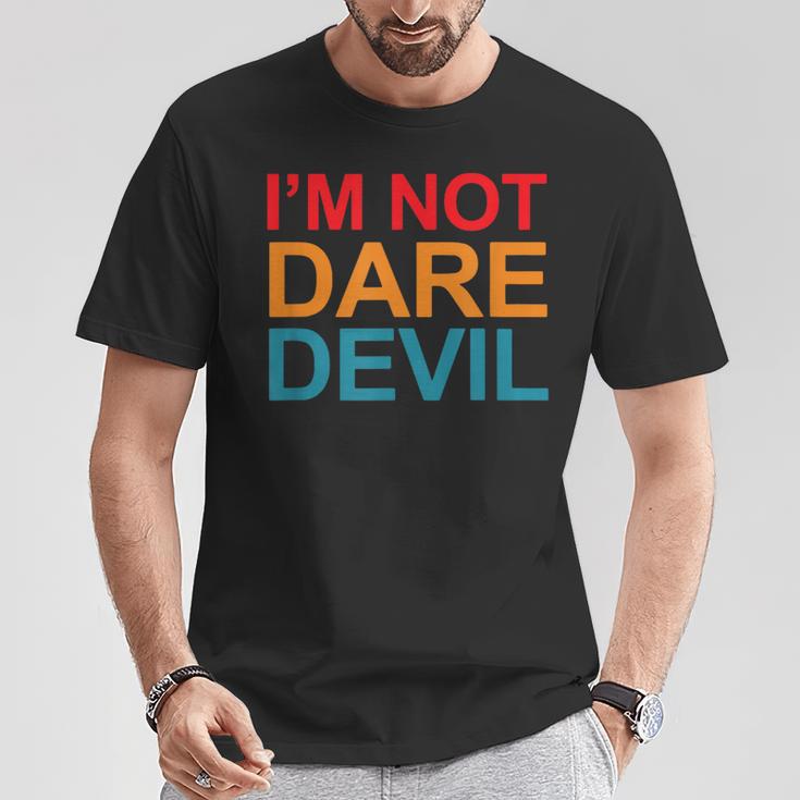 アイム・ノット・デアデビル・アパレル Tシャツ 面白い贈り物
