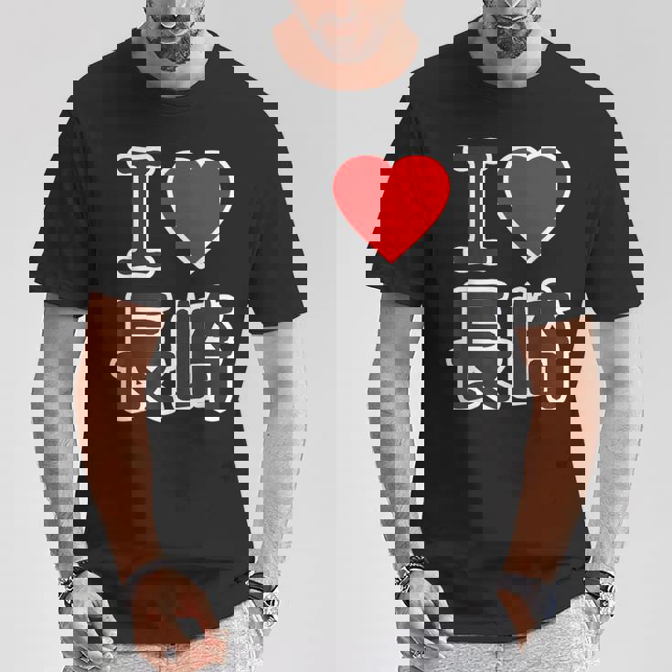 アイラブ・長崎（I Love ハート）Big 大きな文字【47都道府県】ジモtティ 地元愛 旅行お土産 面白 Tシャツ 面白い贈り物