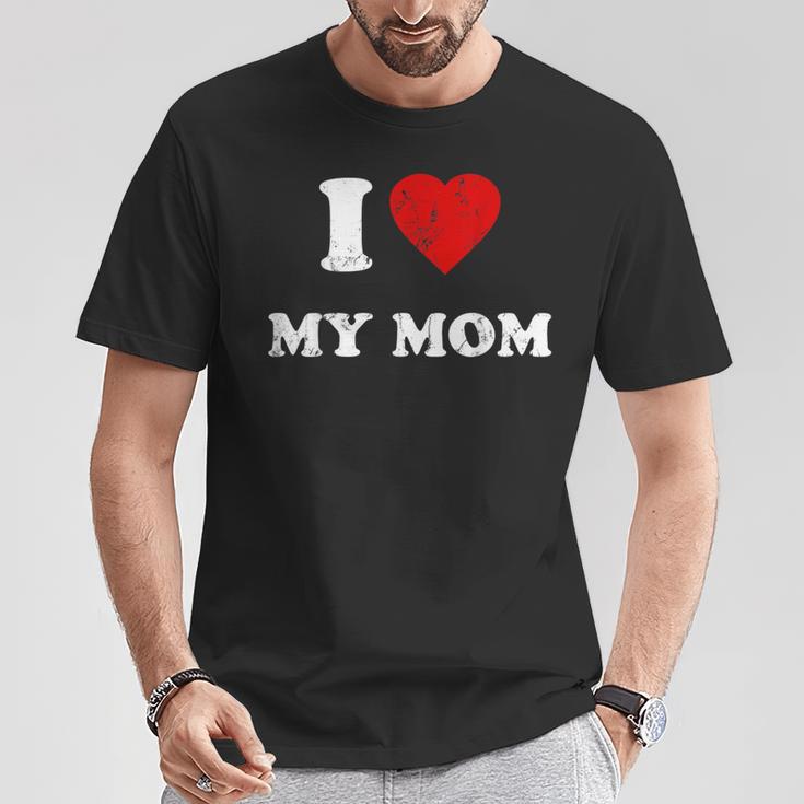 アイ・ラヴ・マイ・マム Tシャツ 面白い贈り物
