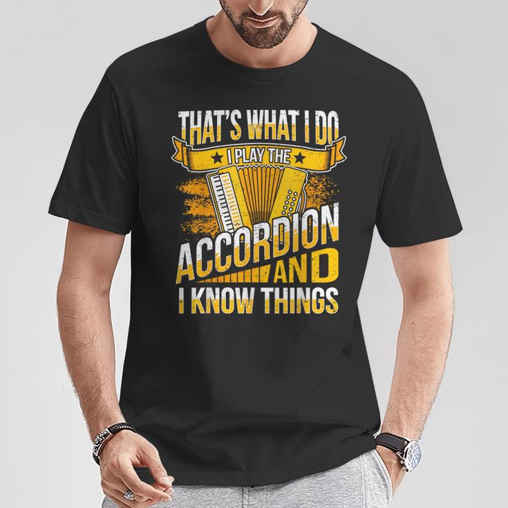 アコーディオン奏者 アコーディオン Tシャツ 面白い贈り物