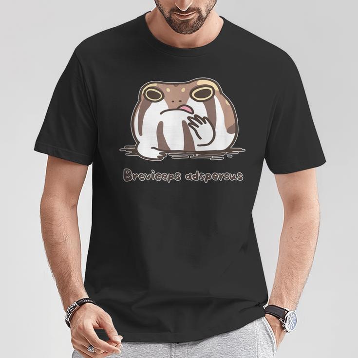アメフクラガエル おもしろ ゆるかわ かわいい ギフト 生物 理系 Tシャツ 面白い贈り物