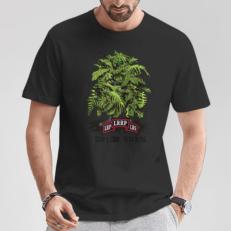 アメリカン・マローダー：ステイ・ア・Lrrp、ステイ・アライブ Tシャツ 面白い贈り物
