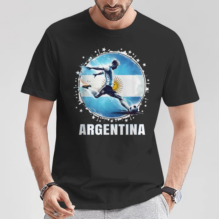 アルゼンチン選手のためのアルゼンチンシャツ レトロ ボーイズ アルゼンチン Tシャツ 面白い贈り物