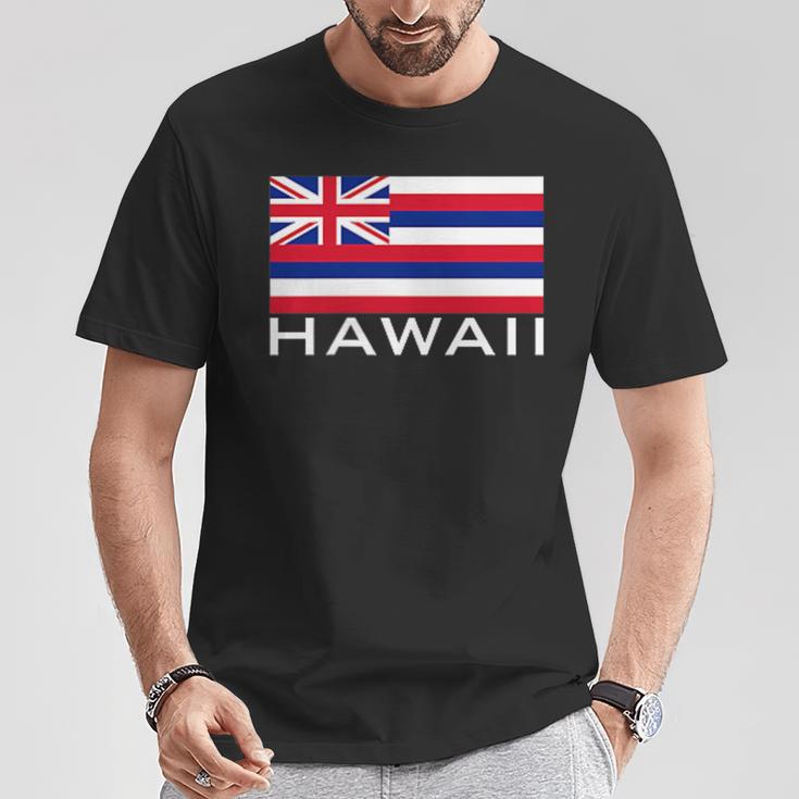 アロハのハワイ州旗 Tシャツ 面白い贈り物