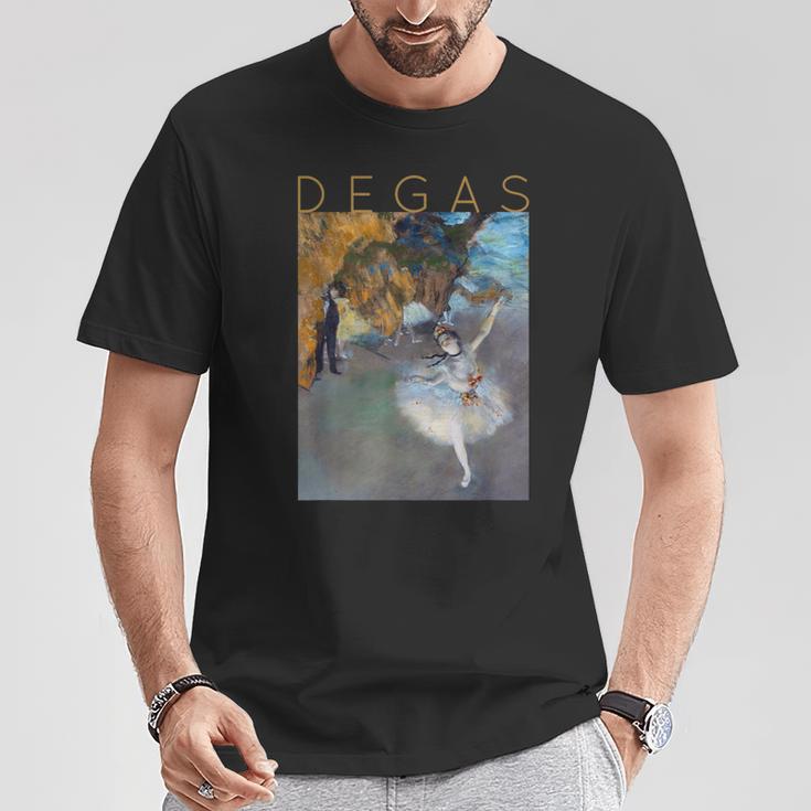 アーティストとバレリーナのためのステージ上のエドガー・ドガダンサー Tシャツ 面白い贈り物
