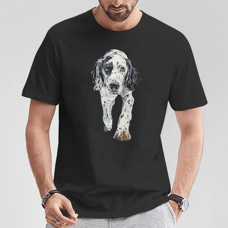 イングリッシュセッター 長袖tシャツ Tシャツ 面白い贈り物