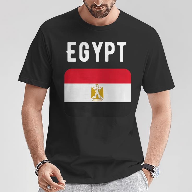エジプト国旗 エジプト 国地図 国旗 Tシャツ 面白い贈り物