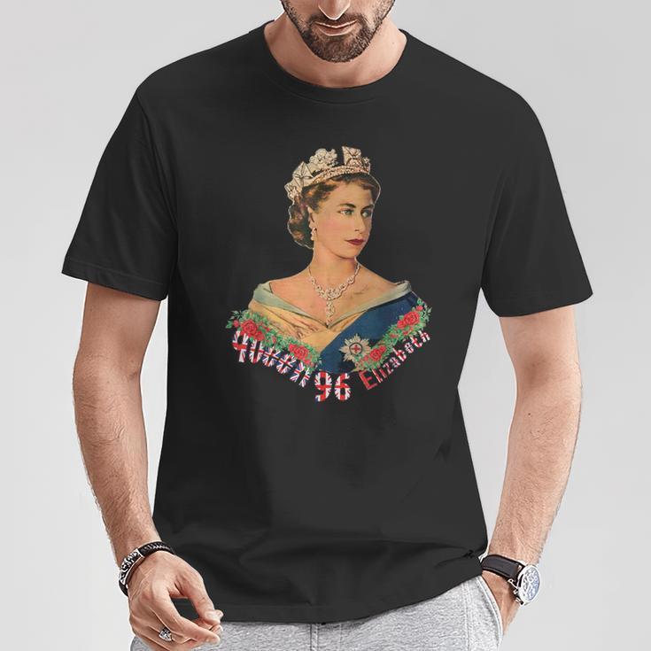 エリザベス女王2世 イギリスの王冠 マジェスティ エリザベス女王 Tシャツ 面白い贈り物
