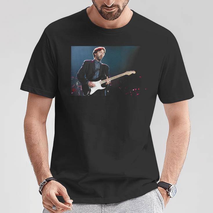 エリック・クラプトン・ブルース ギタリスト ライヴ・ザ・ブライトン・センター 1992 Tシャツ 面白い贈り物