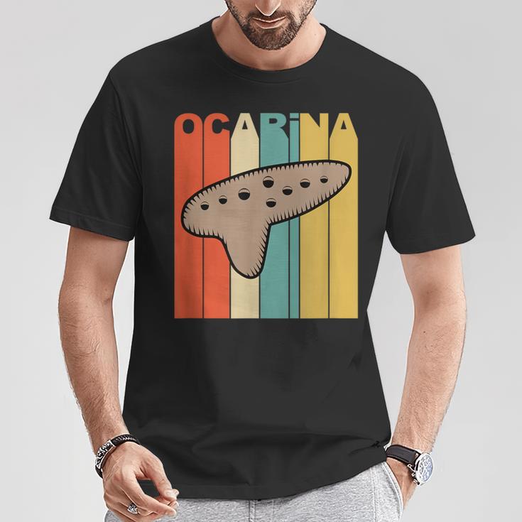 オカリナ レトロ Tシャツ 面白い贈り物