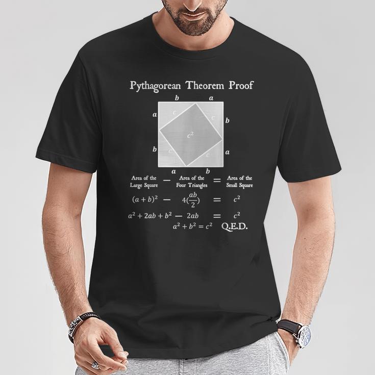 オタクピタゴラスの定理証三角形 数学教師 オタク Tシャツ 面白い贈り物