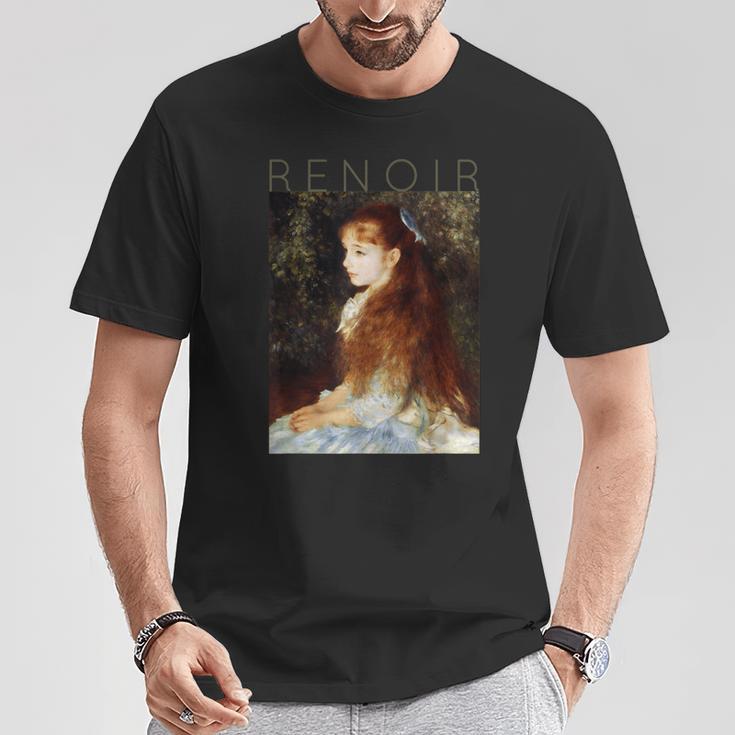 オーギュスト・ルノワール マドモアゼル・ダンヴェールの肖像 Tシャツ 面白い贈り物