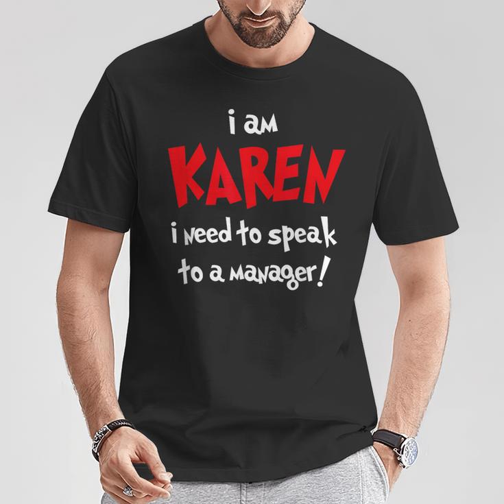 カレンハロウィンコスチューム-面白いと言ってマネージャーに話しかける Tシャツ 面白い贈り物