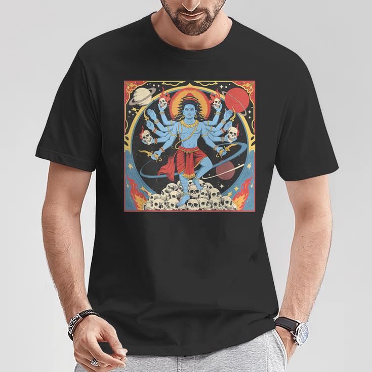 カーリー ヒンドゥー教 女神 ヒンドゥー教 神 スピリチュアル 禅 ヨガ Tシャツ 面白い贈り物