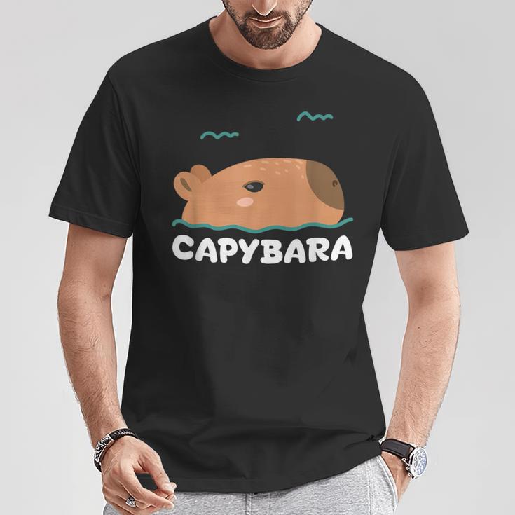 キッズ カピバラ シャツ 男の子 女の子 Tシャツ 面白い贈り物