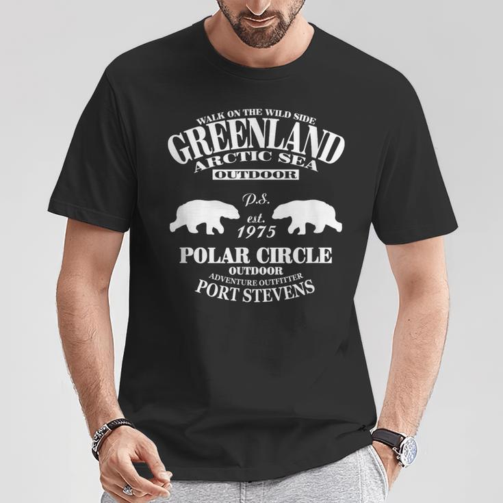 グリーンランド ホッキョクグマ Tシャツ 面白い贈り物