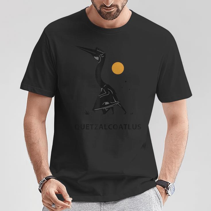 ケツァルコアトルス 恐竜 化石 頭蓋骨 骨格 古生物学 Tシャツ 面白い贈り物