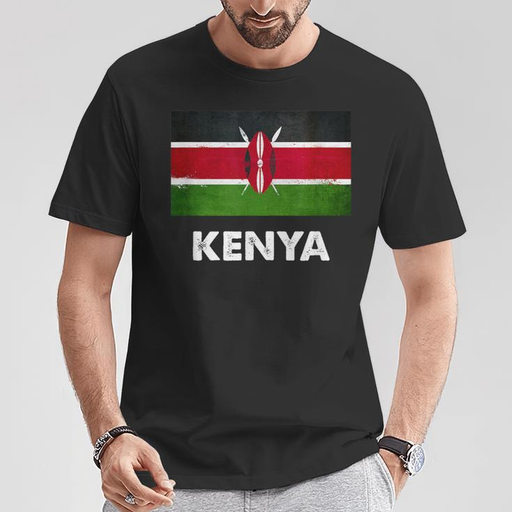 ケニア国旗tシャツ Tシャツ 面白い贈り物