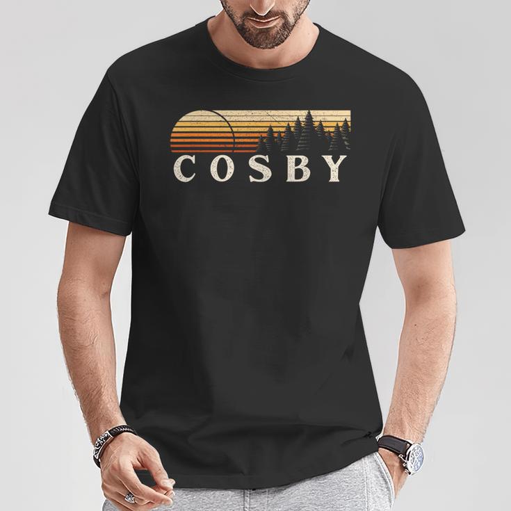 コスビー、テネシー州ヴィンテージエバーグリーンサンセット80年代レトロ。 Tシャツ 面白い贈り物