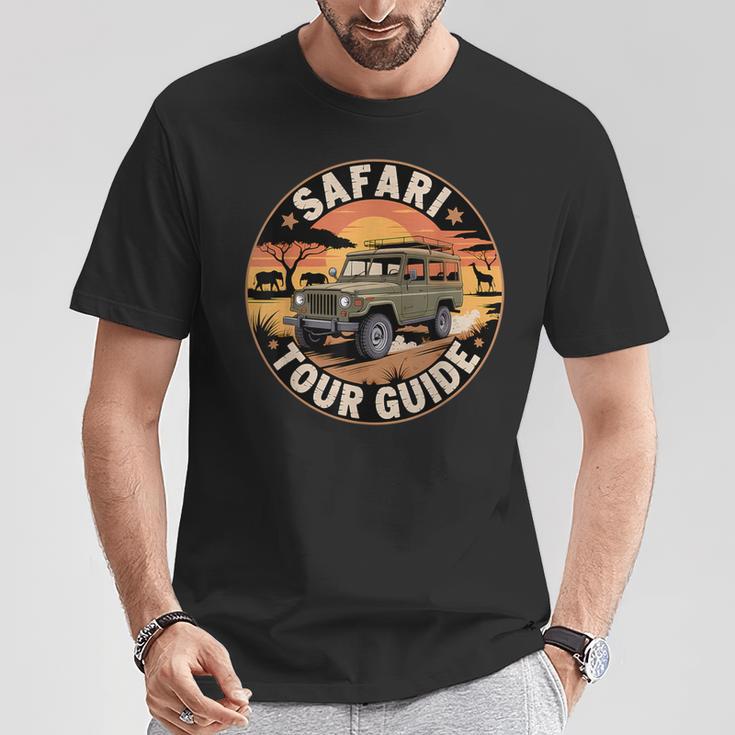 サファリツアーガイドシャツ サファリ衣装 サファリツアー Tシャツ 面白い贈り物