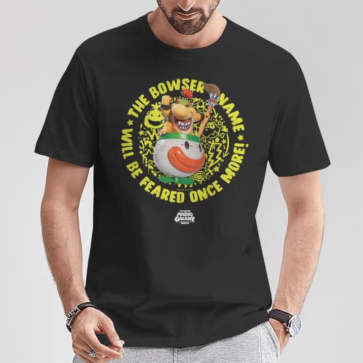 ザ・スーパーマリオギャラクシー・ムービー Bowser Jr Feared 長袖tシャツ Tシャツ 面白い贈り物