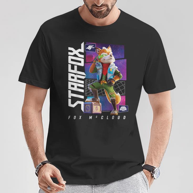 ザ・スーパーマリオギャラクシー・ムービー Fox Mccloud Hero Pose Tシャツ 面白い贈り物