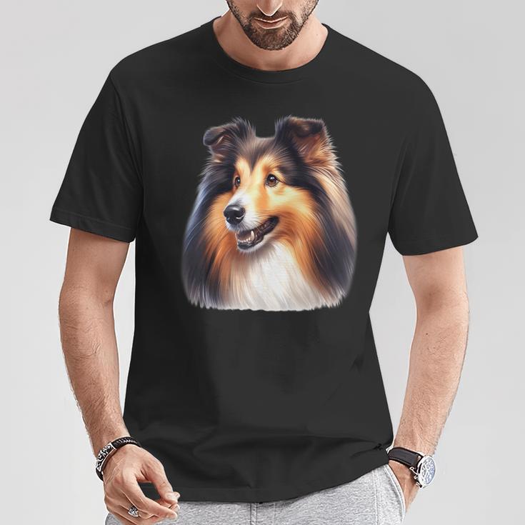 シェットランド・シープドッグ×シェルティ Tシャツ 面白い贈り物