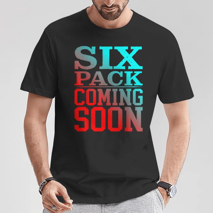 シックス パック 近日発売ix Pack Comingoon _ Tシャツ 面白い贈り物