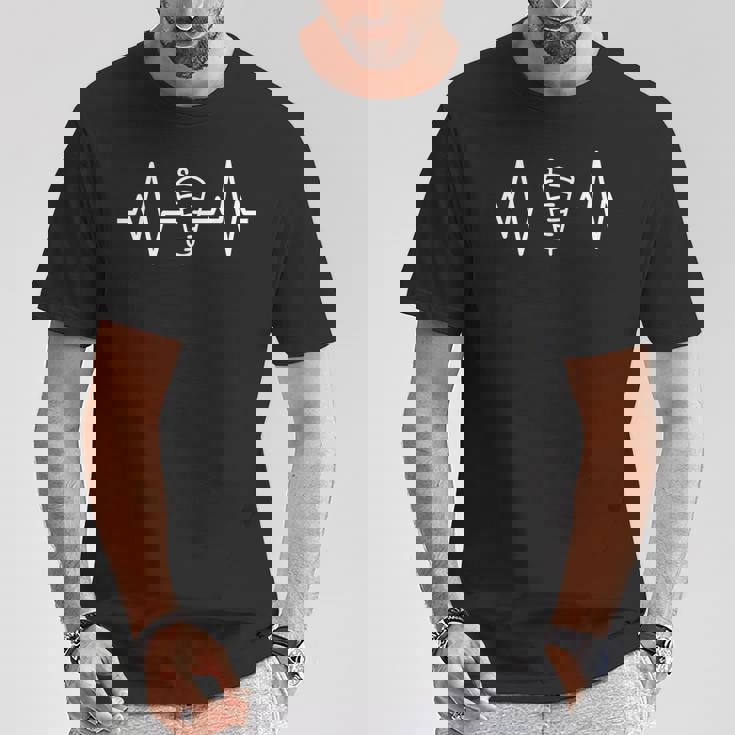 シャワルマ・ハートビート・プラス、ドナー・ケバブ、シャワルマ・ラップ・ラヴァーズ Tシャツ 面白い贈り物